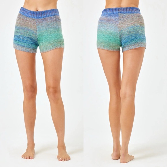 L*SPACE ZOE SHORT - BLUE OMBRE NWT XS - Picture 3 of 9